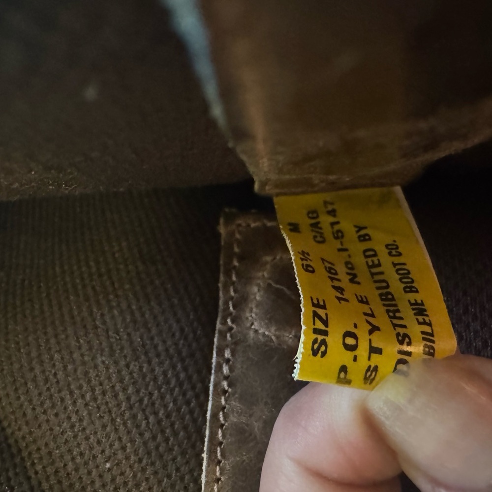 Abilene Boot Co. Brown Leather Boots - Picture 6 of 6